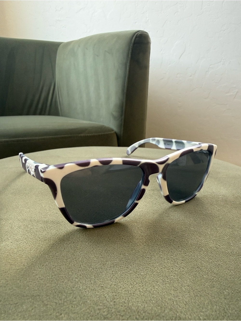 Collectors Oakley Frogskins in limited-edition Dalmatian